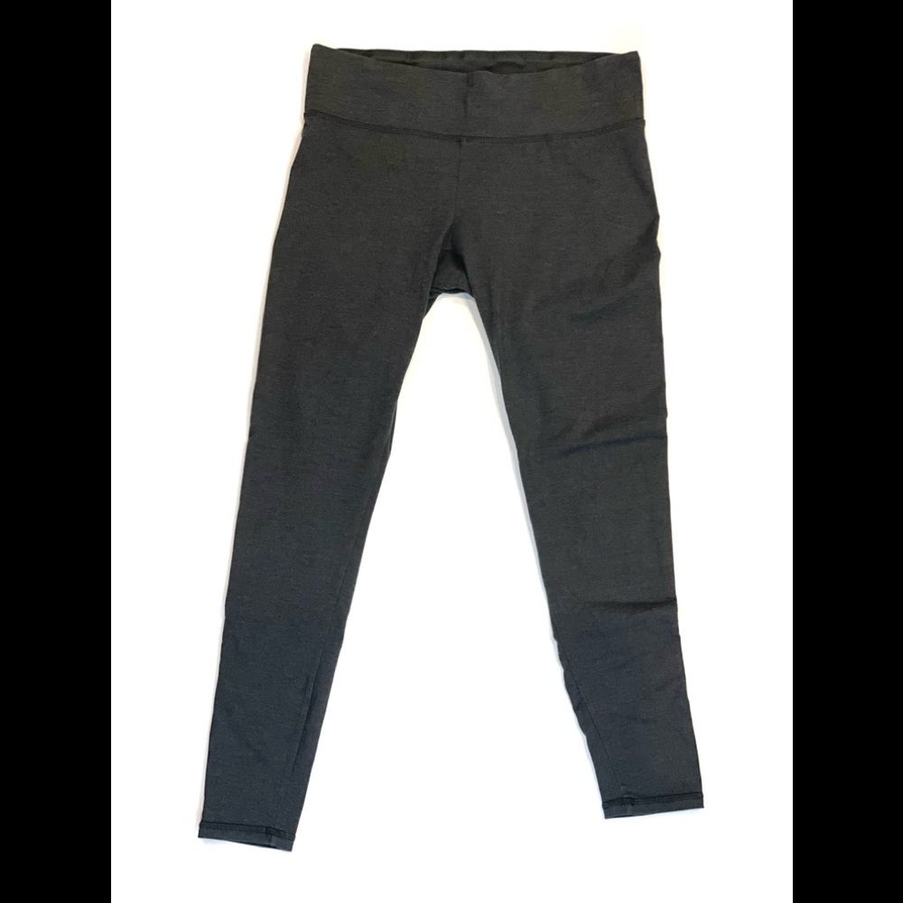 Danskin Heather Grey Athletic Essential Leggings Power Stretch Size M 8-10 - Picture 2 of 6